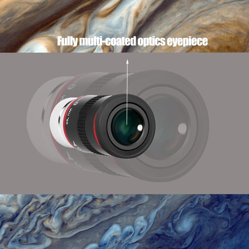 SVBONY Telescope Eyepiece, 68 Degree Ultra Wide Angle Eyepiece 6mm, High Definition Fully Coated Telescope Accessories for Planetary Observation - Image 3